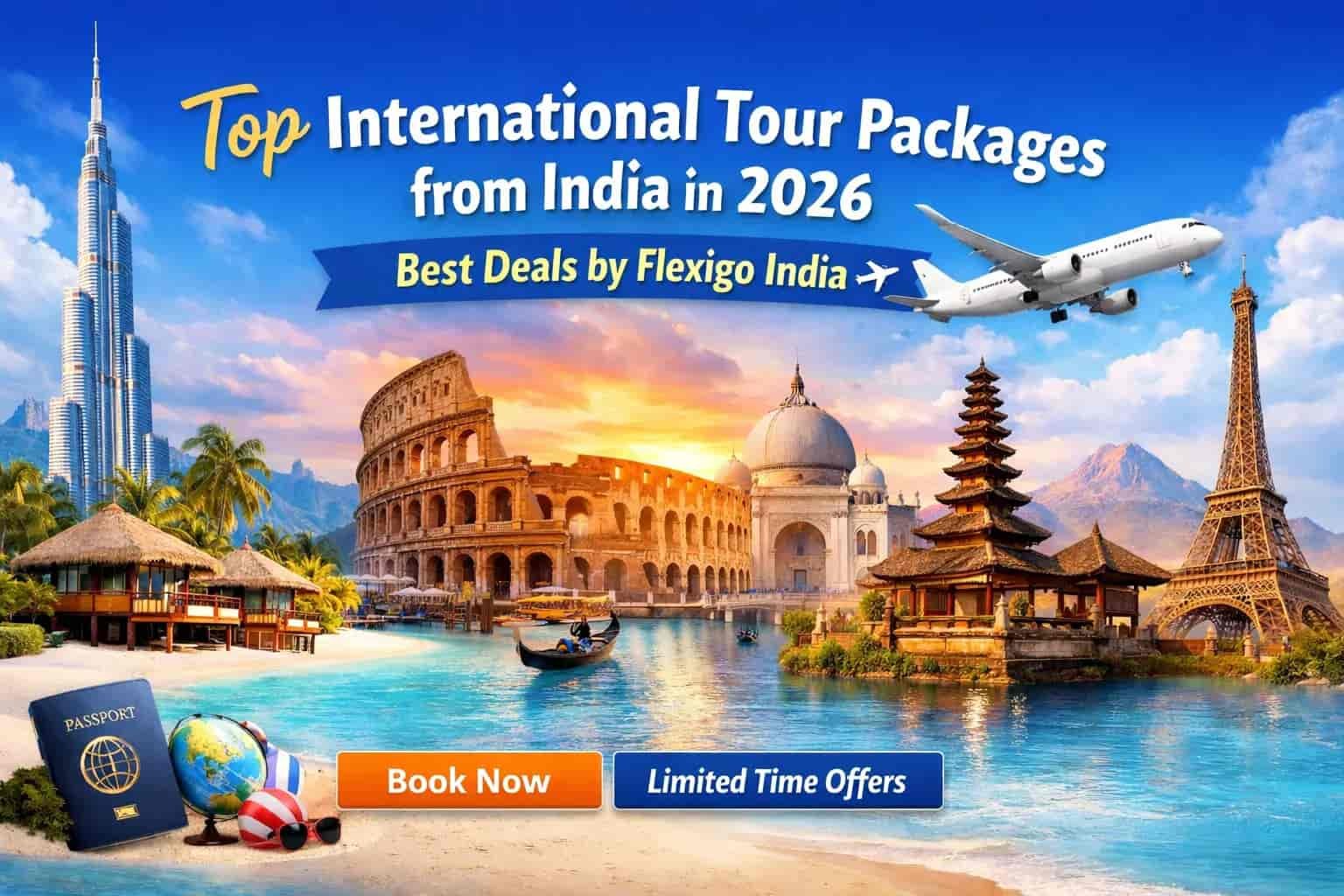 Top International Tour Packages from India in 2026 (Best Deals by Flexigo India)