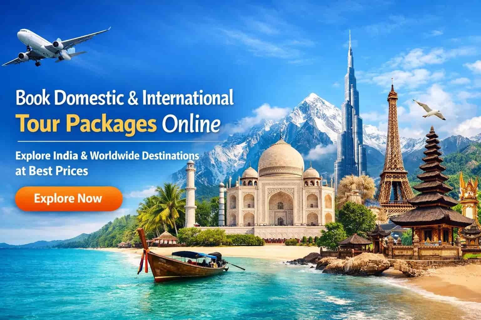 Book Domestic and International Tour Packages Online at Flexigo Way Private Limited