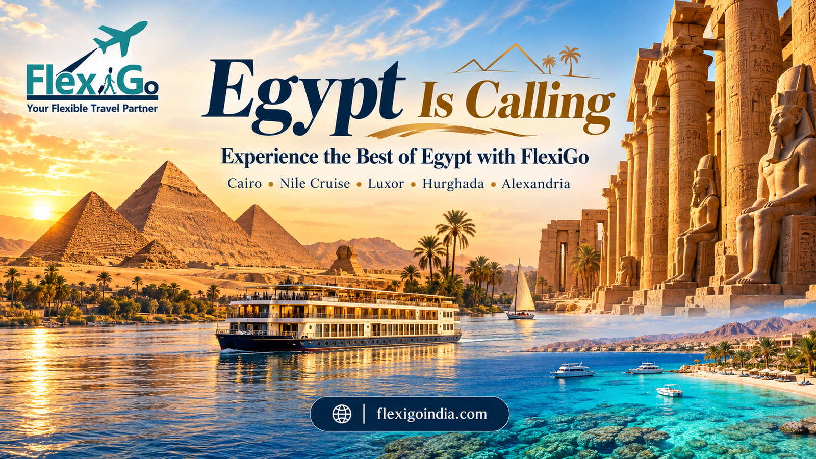 Egypt Is Calling: Experience the Best of Egypt with FlexiGo